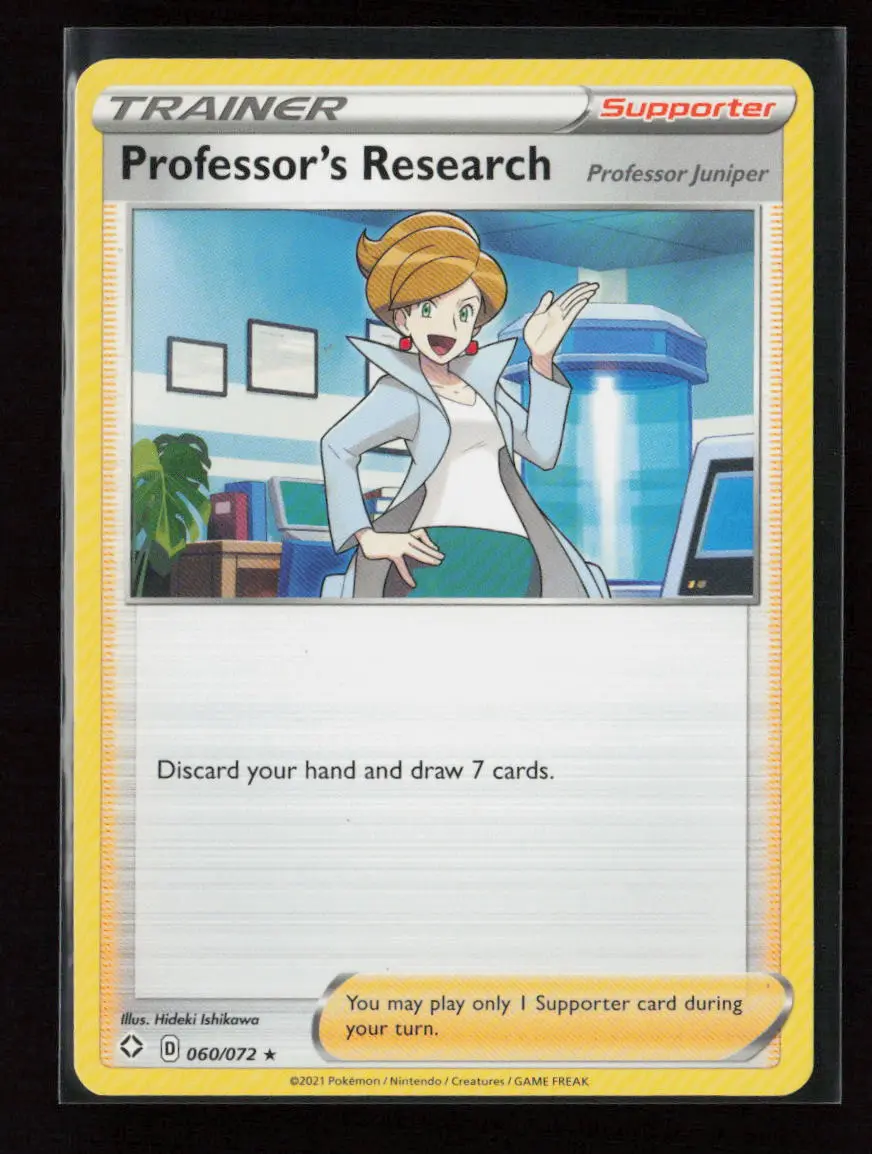 Professor's Research -  (Holofoil) Holo Rare Deck Exclusives 060/072 Lp 1