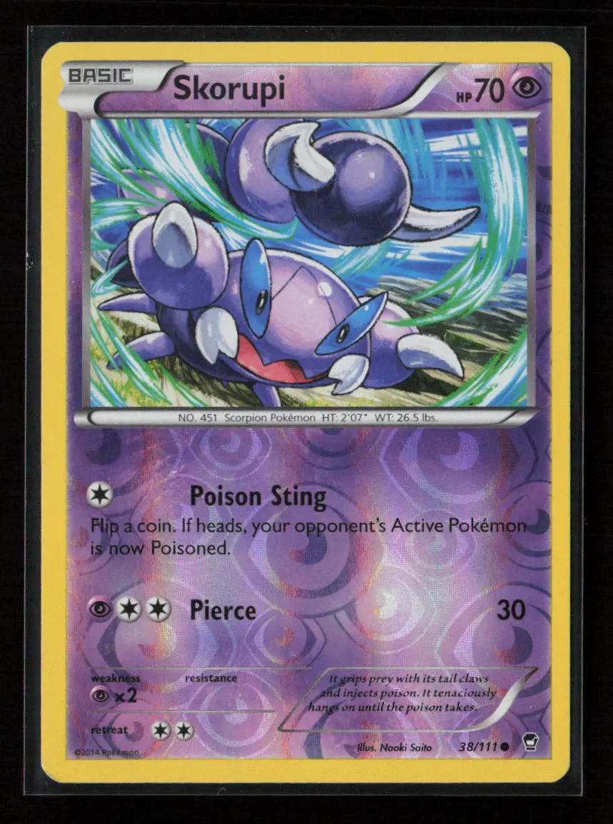 Skorupi Common Xy - Furious Fists 38/111 Nm 1