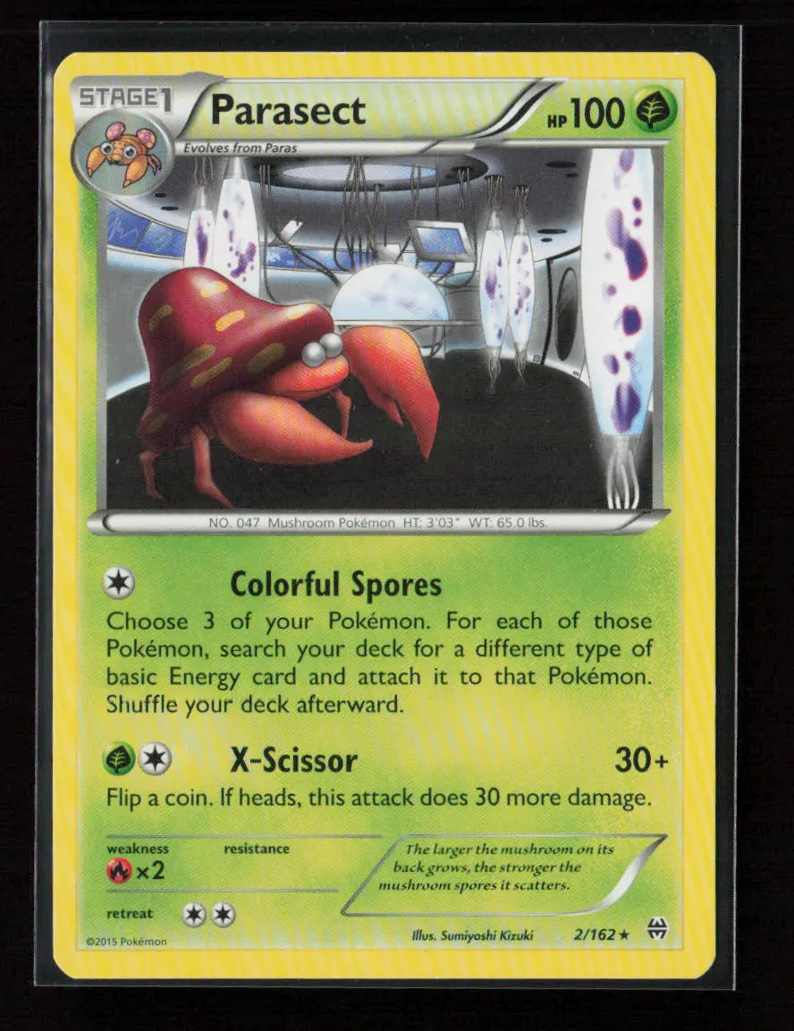 Parasect Rare Xy - Breakthrough 2/162 Lp 1