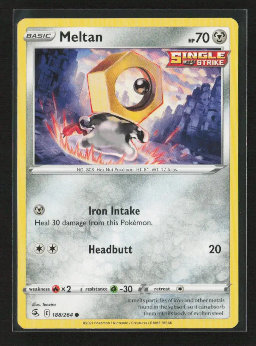 Meltan Common Swsh08: Fusion Strike 188/264 Nm 1