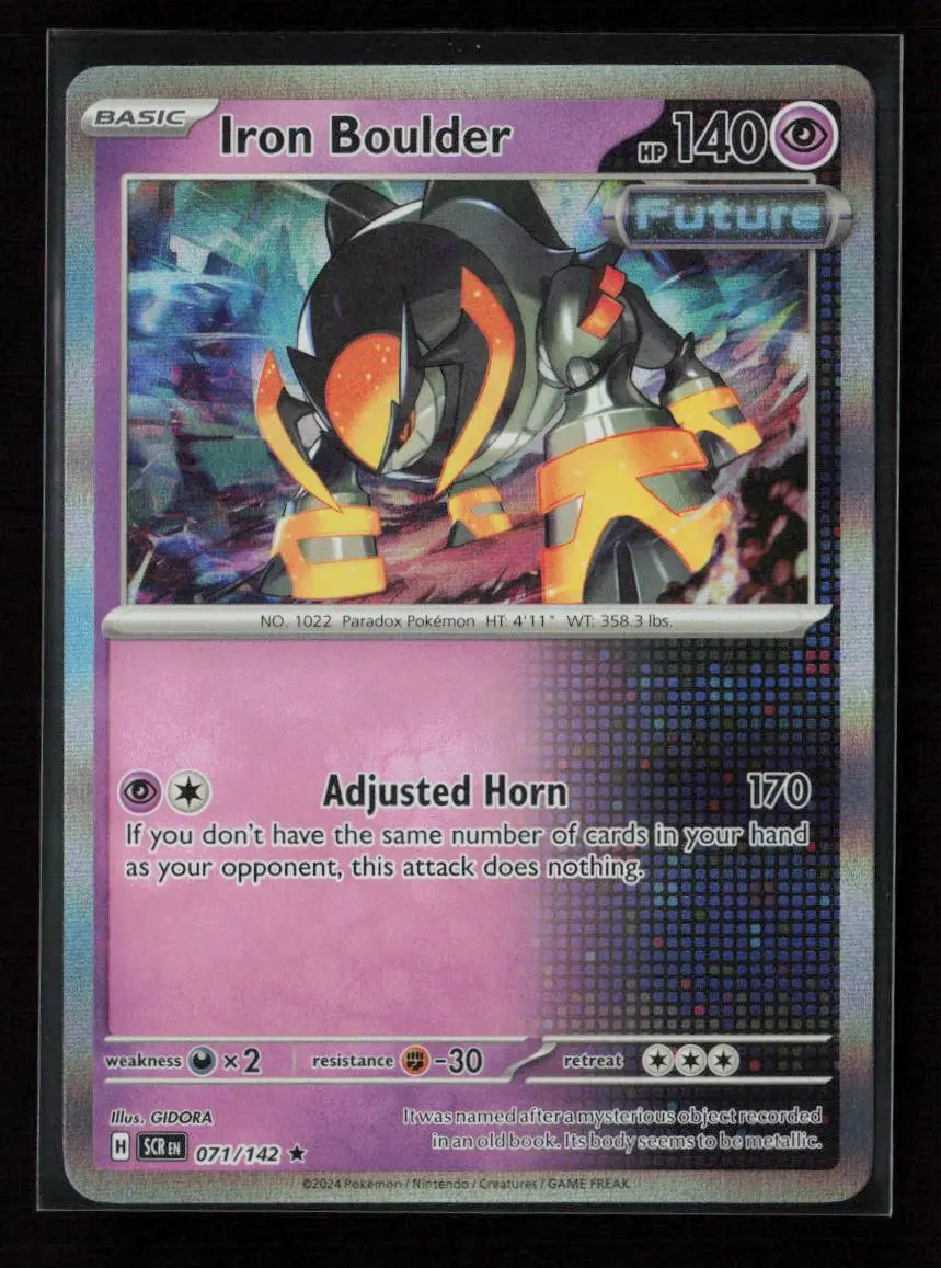 Iron Boulder Rare Sv07: Stellar Crown 071/142 Nm 1