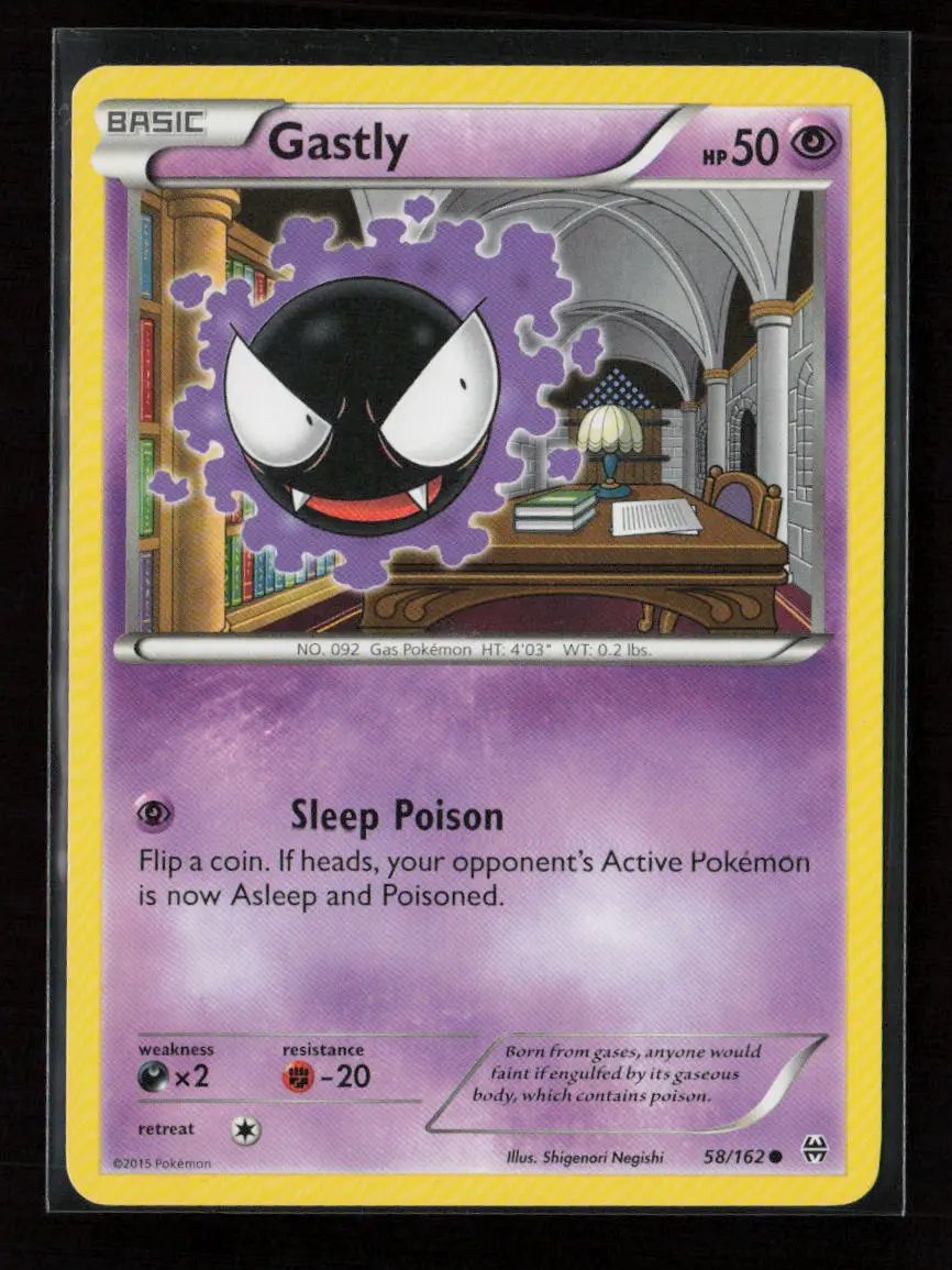 Gastly Common Xy - Breakthrough 58/162 Lp 1