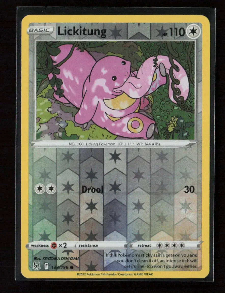 Lickitung Common Swsh11: Lost Origin 138/196 Lp 1