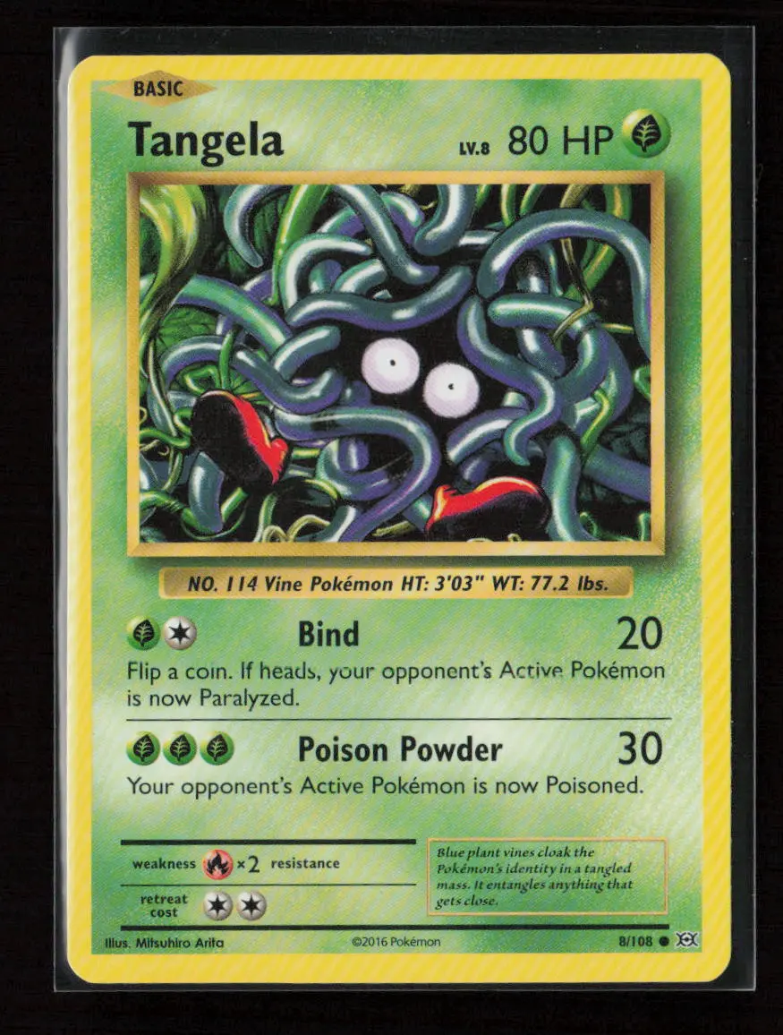 Tangela Common Xy - Evolutions 8/108 Lp 1