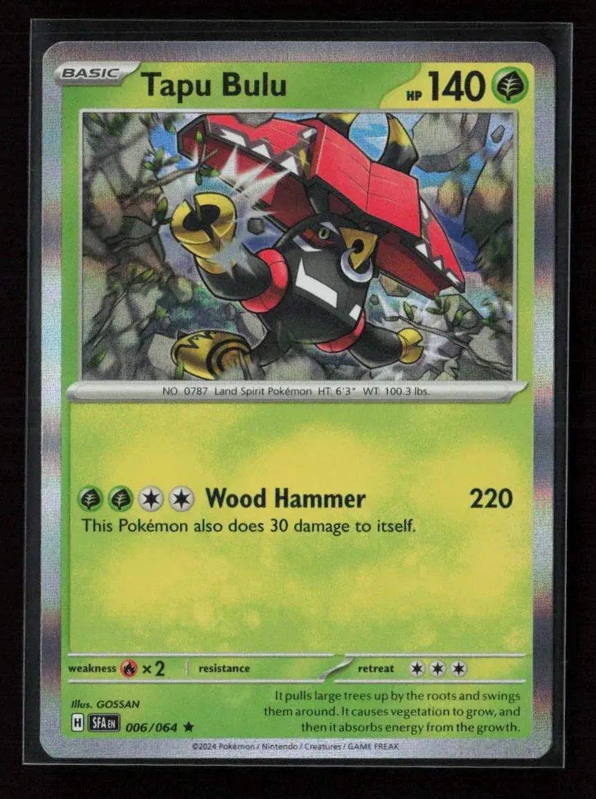 Tapu Bulu - Rare Sv: Shrouded Fable 006/064 Nm 1