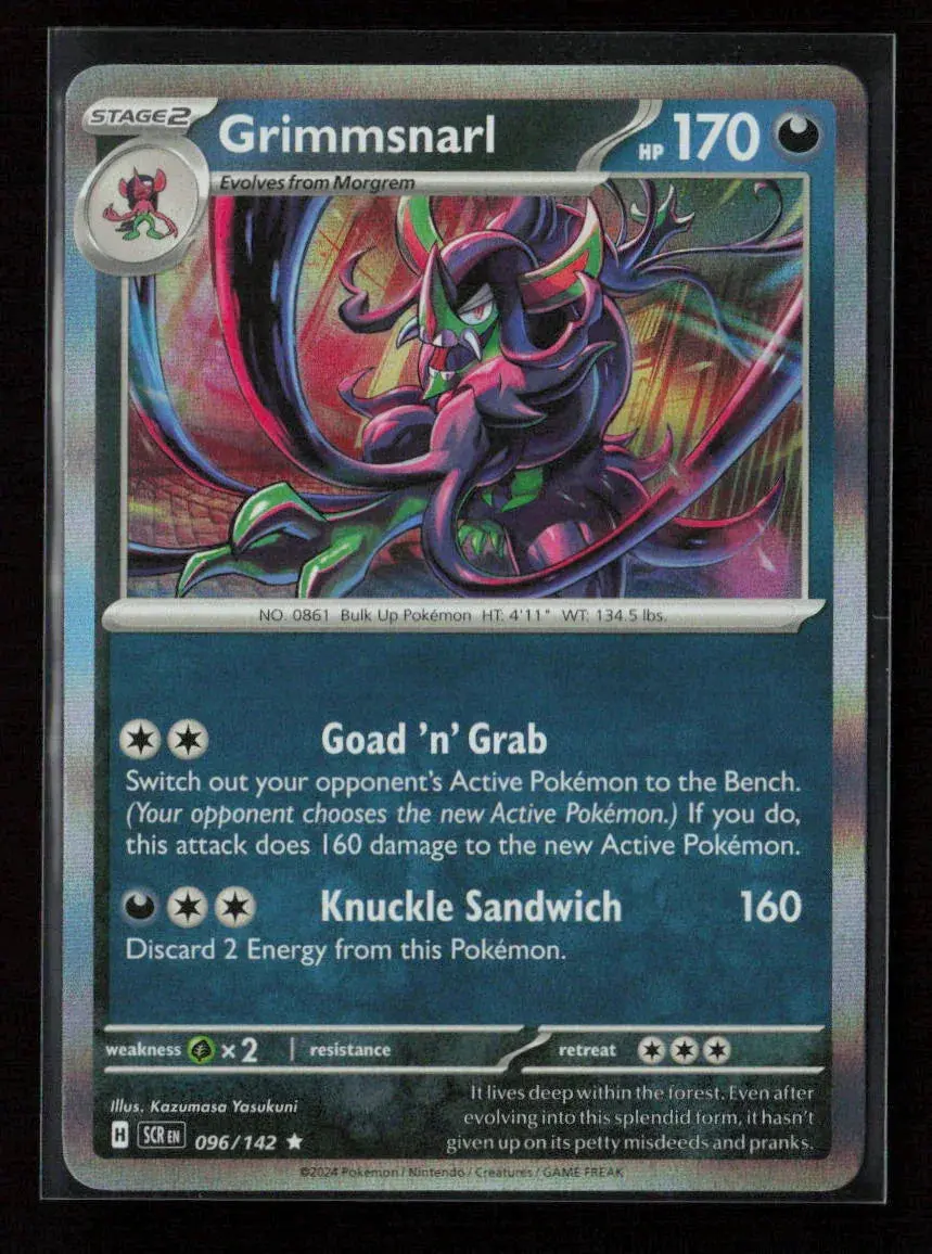Grimmsnarl Rare Sv07: Stellar Crown 096/142 Nm 1