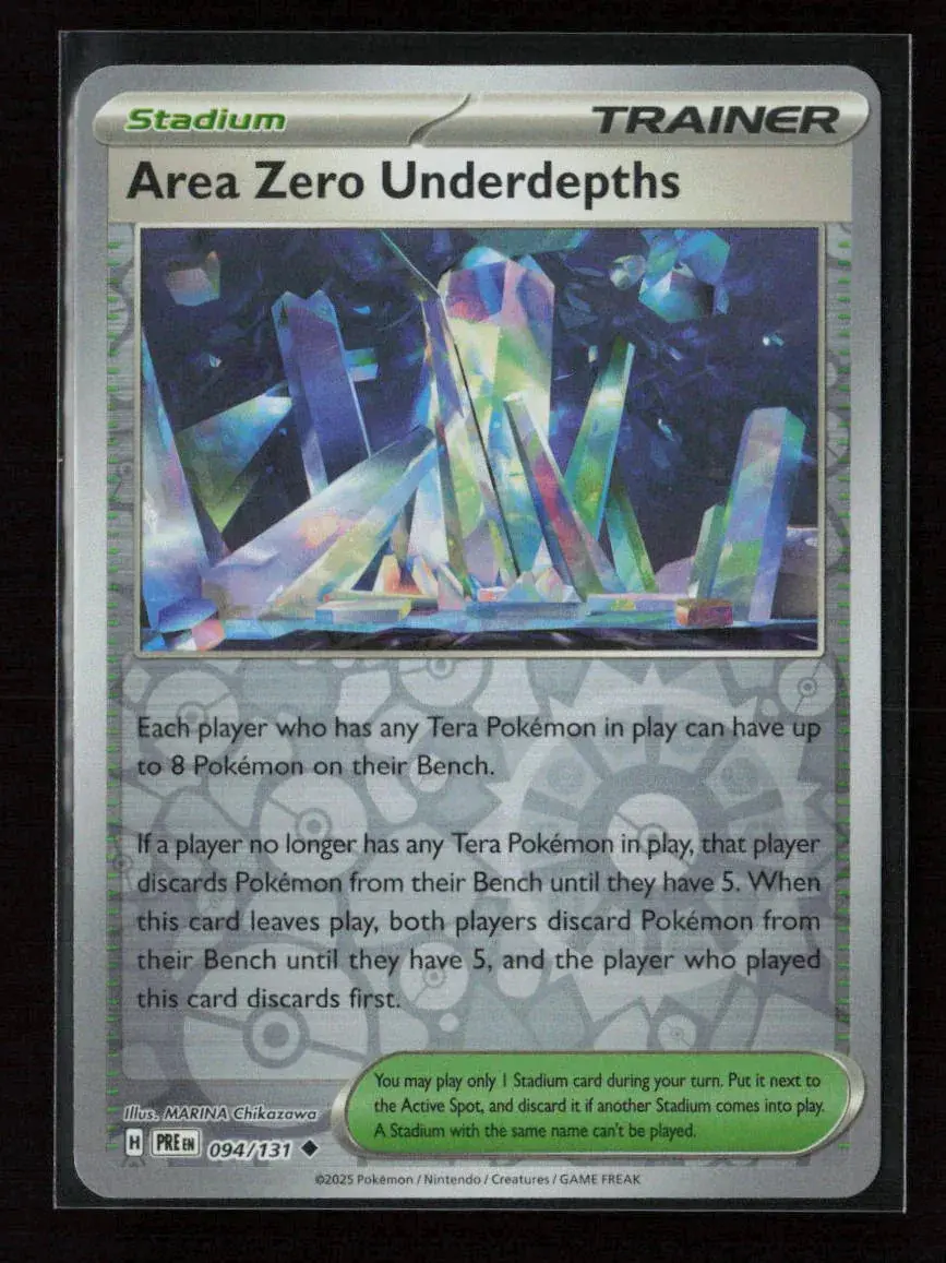 Area Zero Underdepths Uncommon Sv: Prismatic Evolutions 094/131 Nm 1
