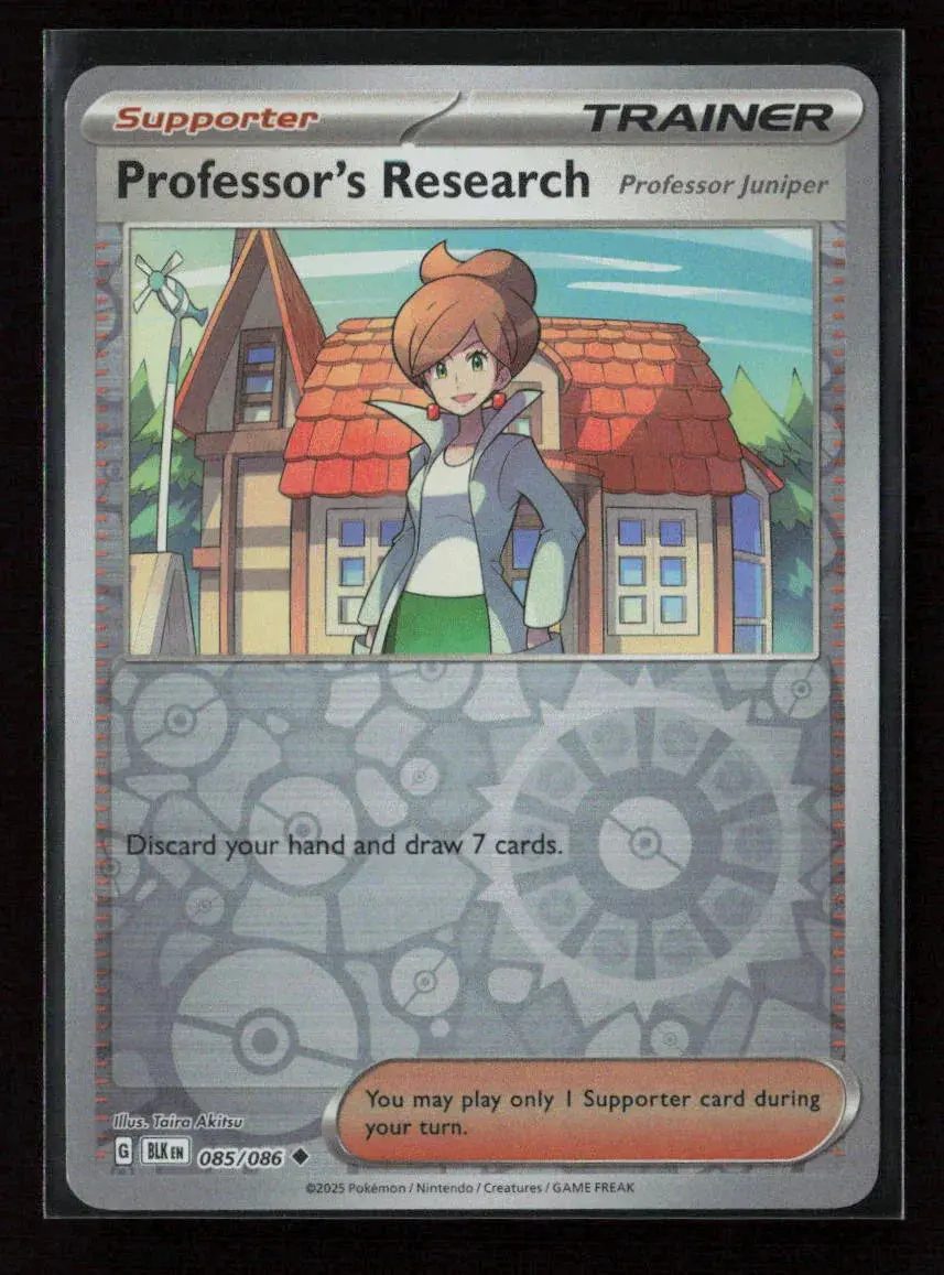 Professor's Research Uncommon Sv: Black Bolt 085/086 Nm 1