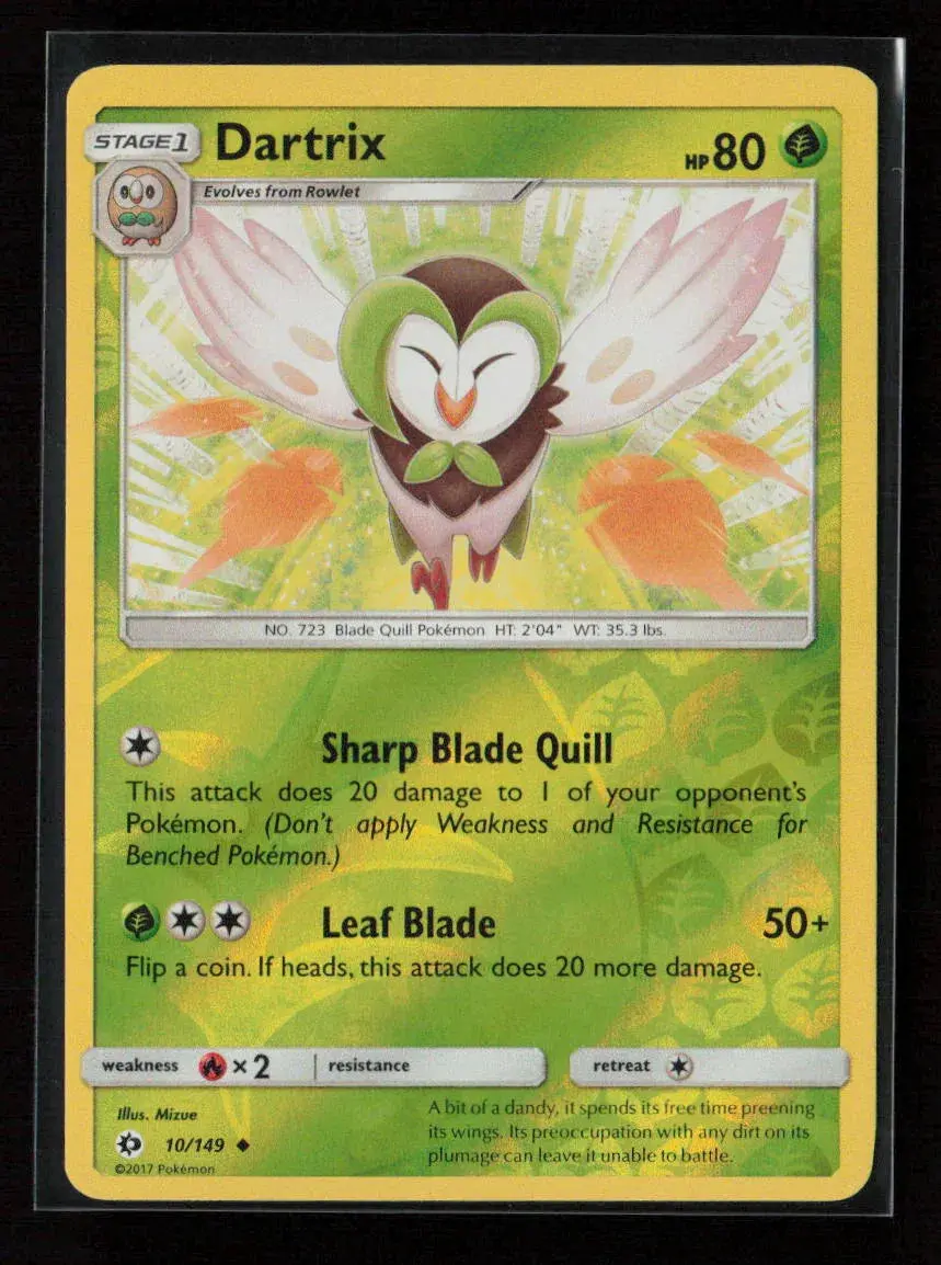 Dartrix Uncommon Sm Base Set 10/149 Nm 1