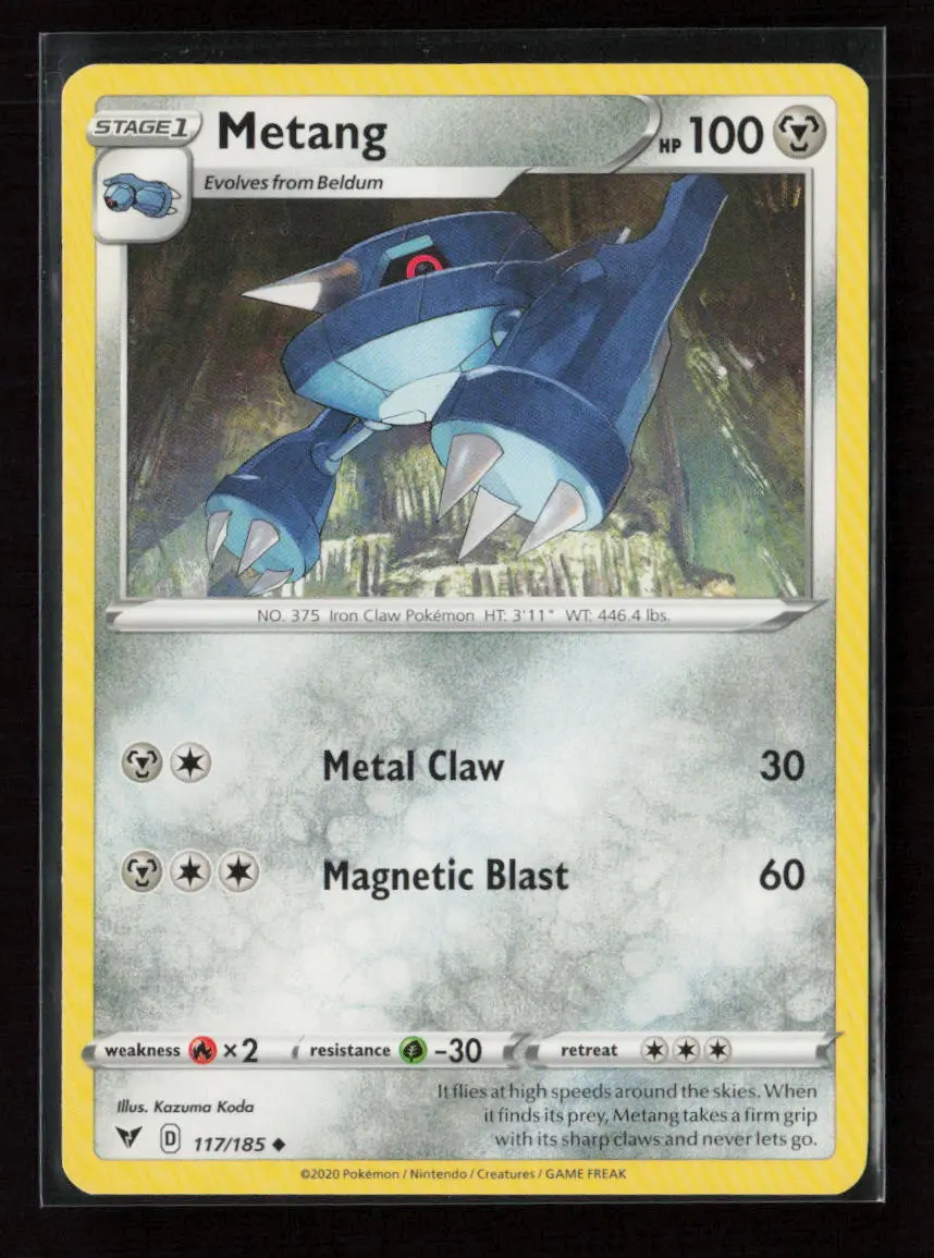 Metang Uncommon Swsh04: Vivid Voltage 117/185 Lp 1