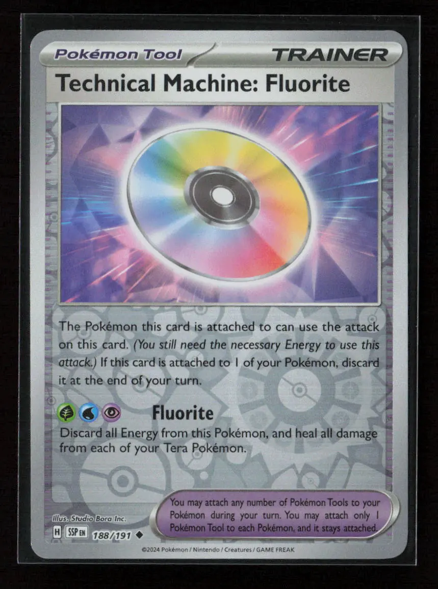 Technical Machine: Fluorite Uncommon Sv08: Surging Sparks 188/191 Nm 1