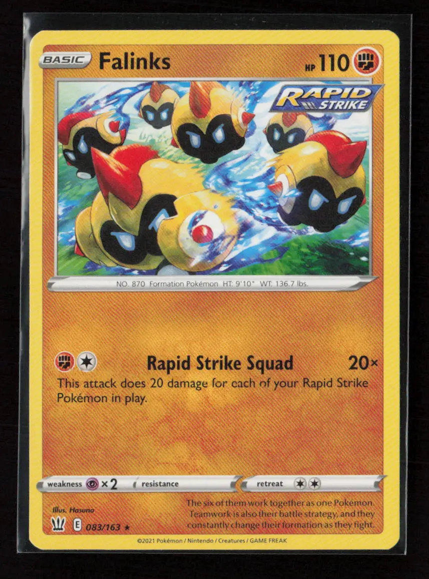 Falinks Rare Swsh05: Battle Styles 083/163 Lp 1