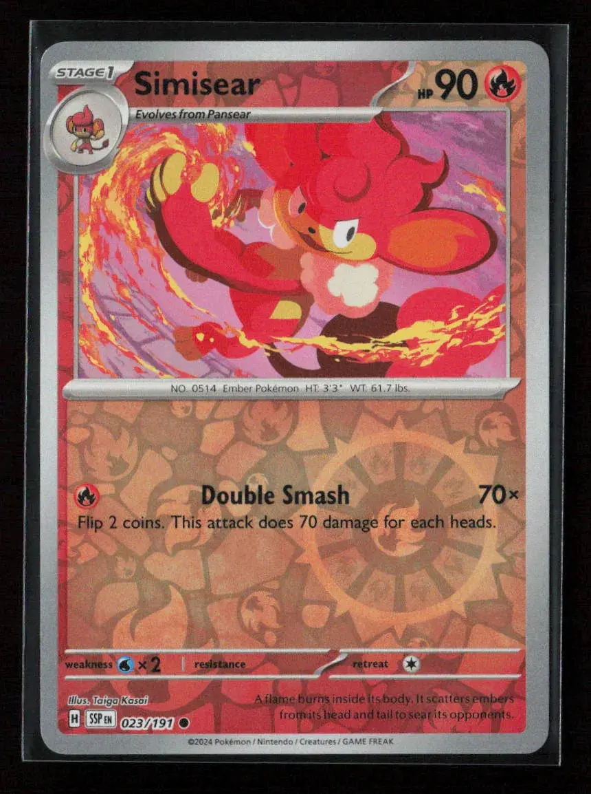 Simisear Common Sv08: Surging Sparks 023/191 Nm 1
