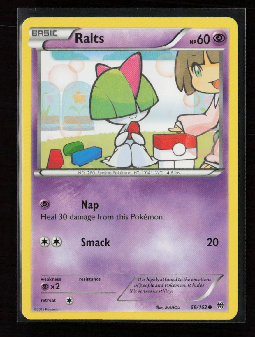 Ralts (68) Common Xy - Breakthrough 68/162 Lp 1