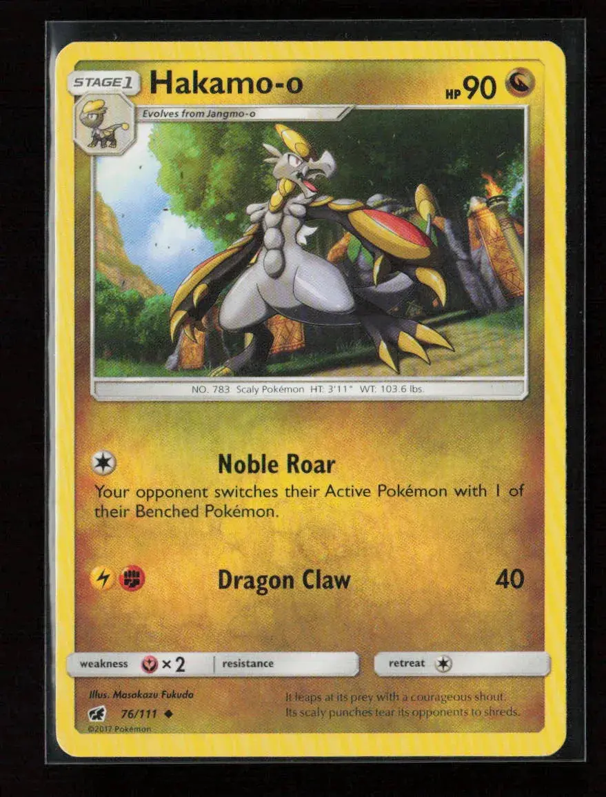 Hakamo-O Uncommon Sm - Crimson Invasion 76/111 Nm 1