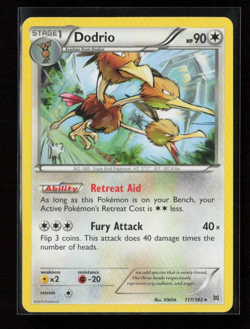 Dodrio Rare Xy - Breakthrough 117/162 Mp 1