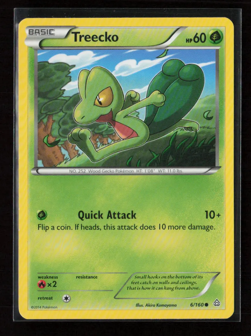 Treecko Common Xy - Primal Clash 6/160 Lp 1