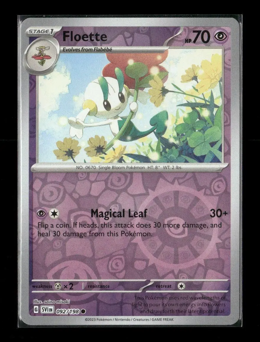 Floette Common Sv01: Scarlet & Violet Base Set 092/198 Lp 1
