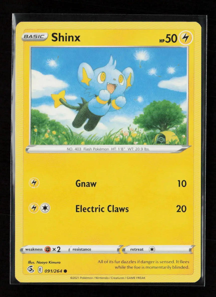 Shinx - (#45 Pikachu Stamped) Promo Battle Academy 2022 091/264 Lp 1