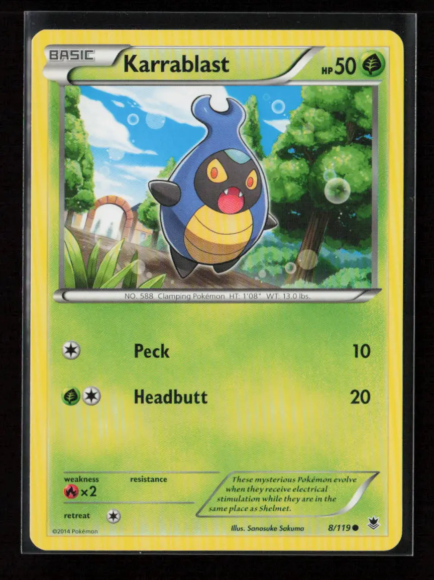 Karrablast Common Xy - Phantom Forces 8/119 Lp 1