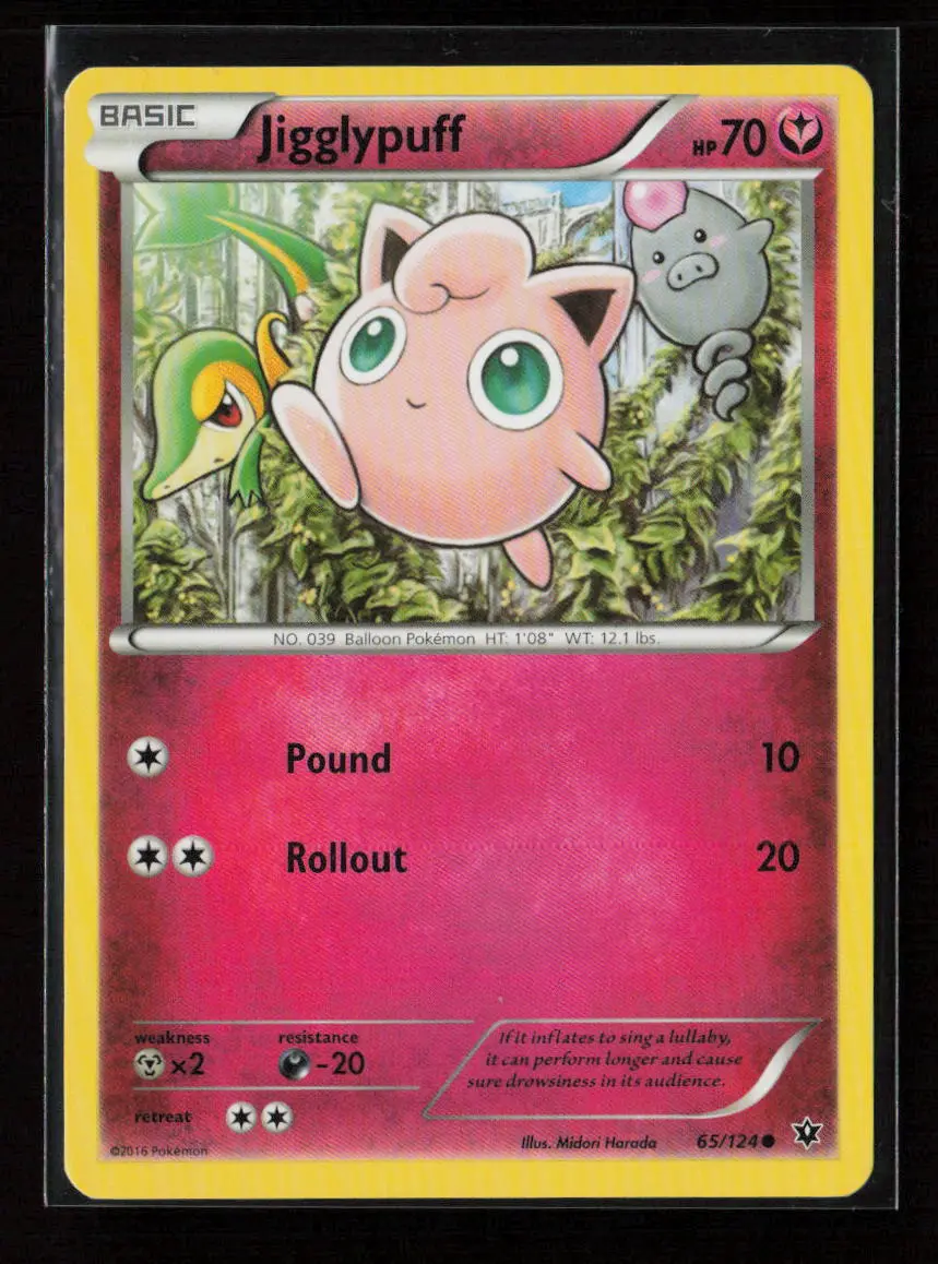 Jigglypuff Common Xy - Fates Collide 65/124 Lp 1