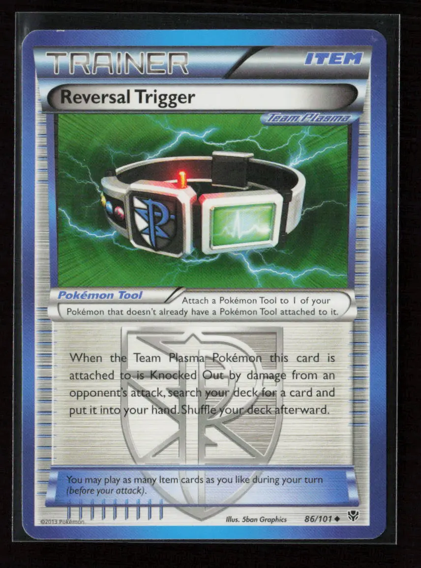 Reversal Trigger (Team Plasma) Uncommon Plasma Blast 86/101 Lp 1