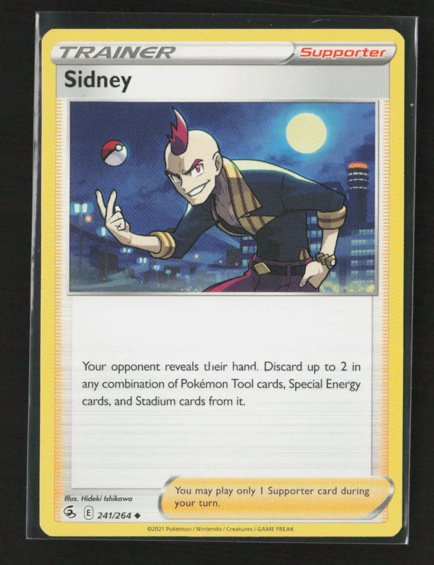 Sidney Uncommon Swsh08: Fusion Strike 241/264 Lp 1