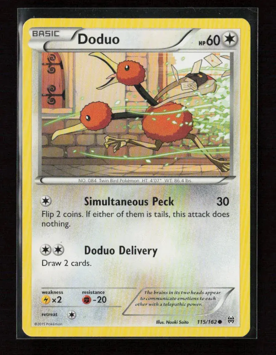 Doduo (115) Common Xy - Breakthrough 115/162 Lp 1
