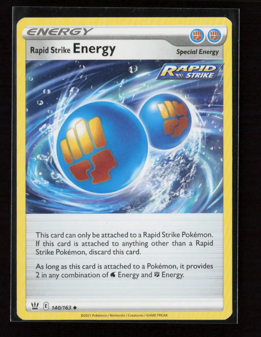 Rapid Strike Energy Uncommon Swsh05: Battle Styles 140/163 Lp 1