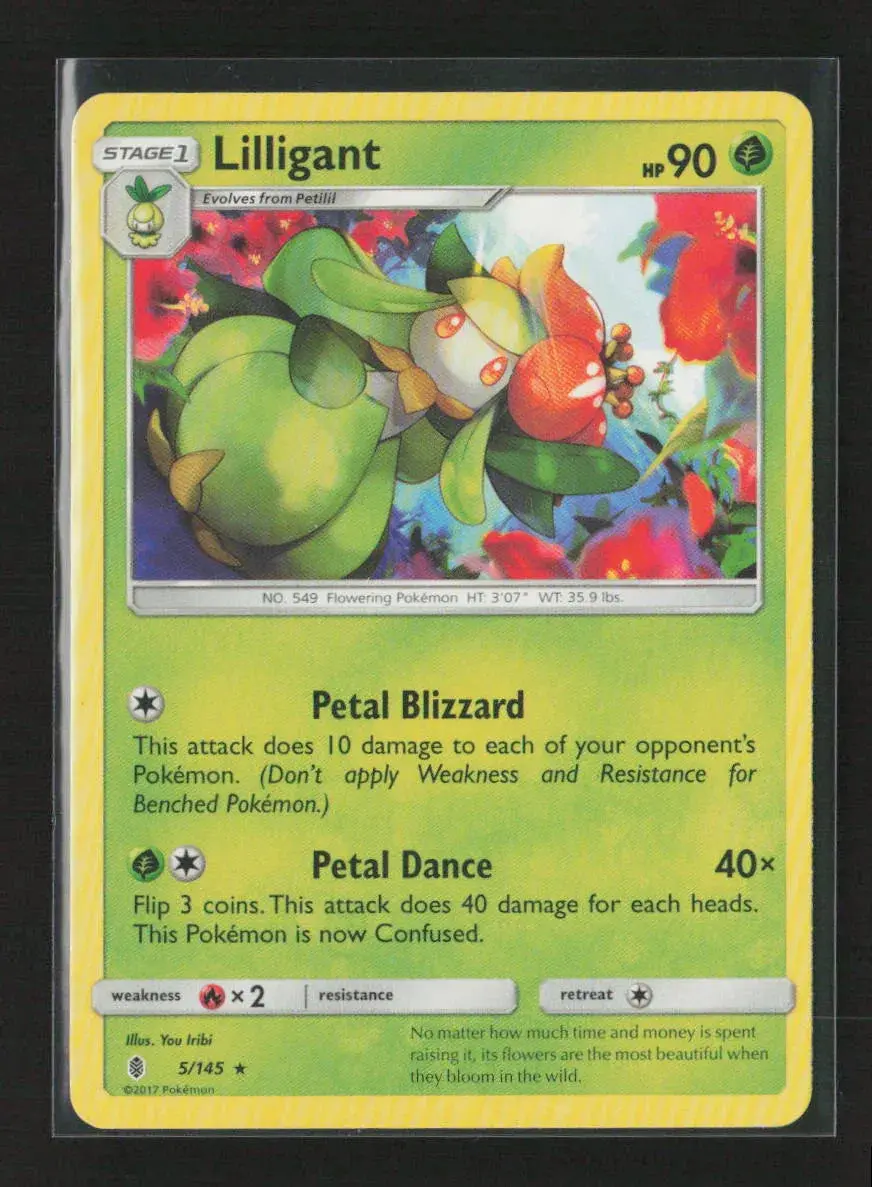 Lilligant Rare Sm - Guardians Rising 5/145 Lp 1