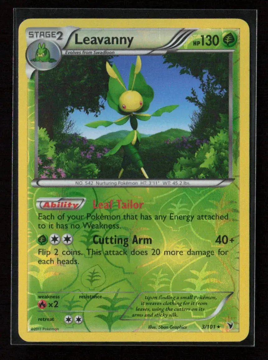 Leavanny Holo Rare Noble Victories 3/101 Lp 1