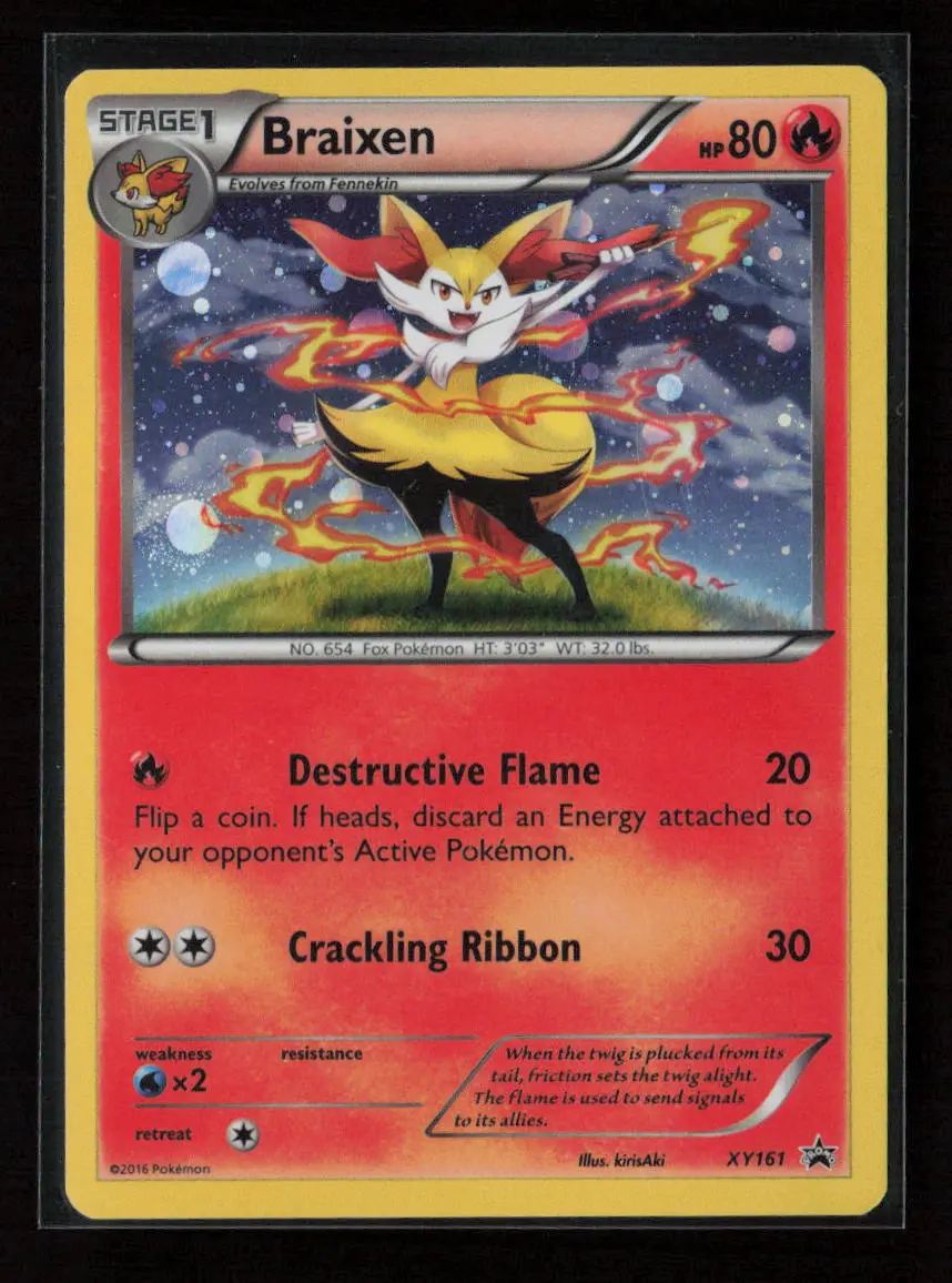 Braixen - Promo Xy Promos Xy161 Lp 1