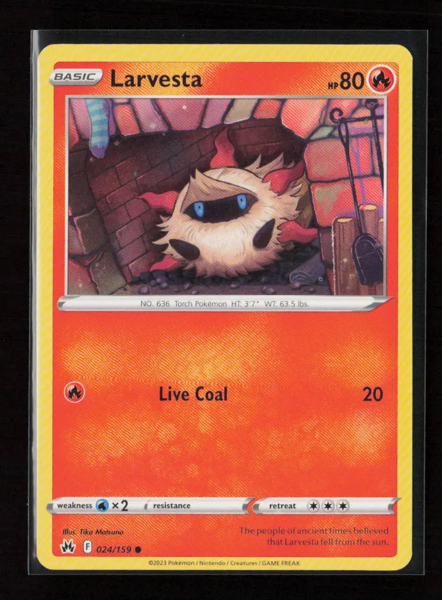 Larvesta Common Crown Zenith 024/159 Lp 1