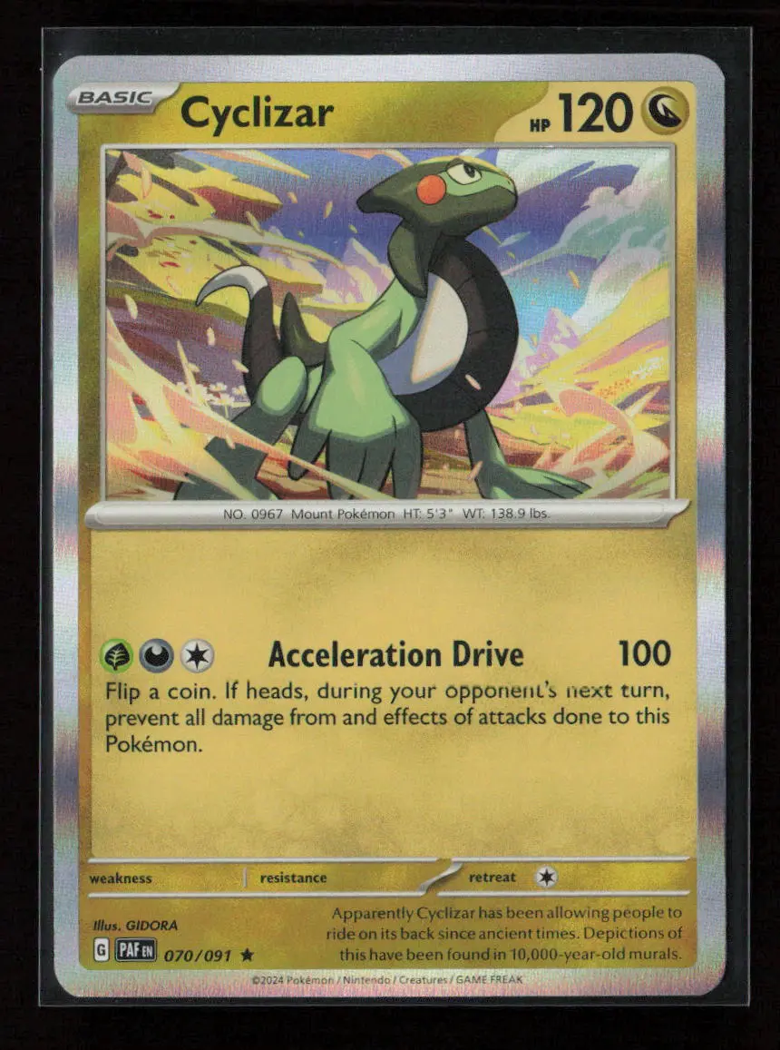 Cyclizar - Rare Sv: Paldean Fates 070/091 Nm 1