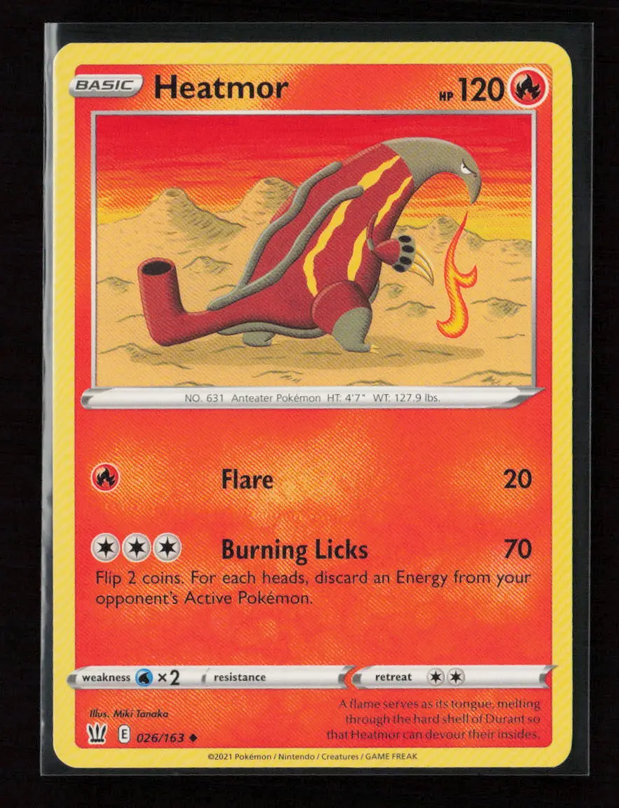 Heatmor Uncommon Swsh05: Battle Styles 026/163 Lp 1