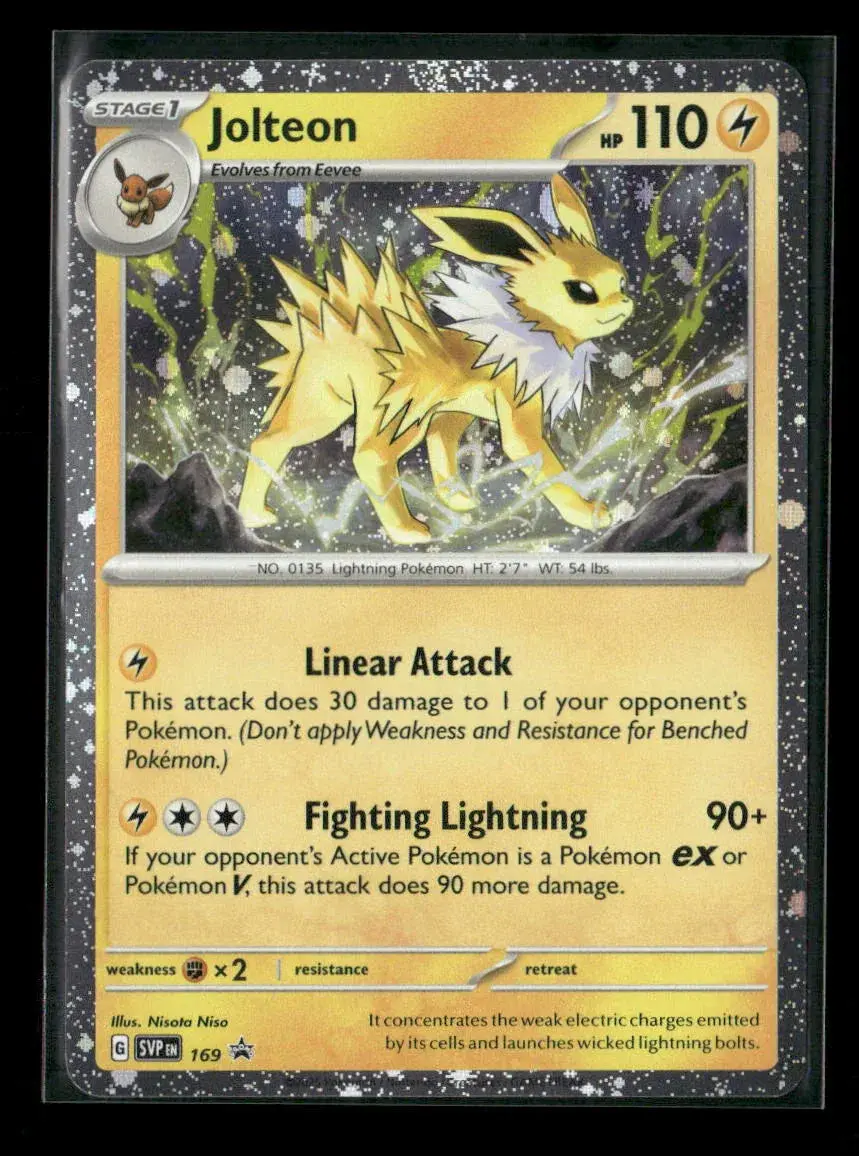 Jolteon - (Cosmos Holo) Rare Sv: Scarlet & Violet Promo Cards 169 Nm 1