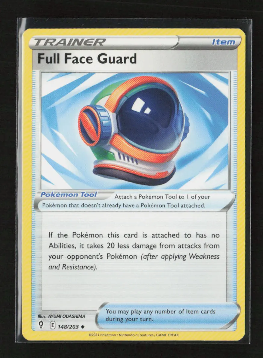 Full Face Guard Uncommon Swsh07: Evolving Skies 148/203 Lp 1