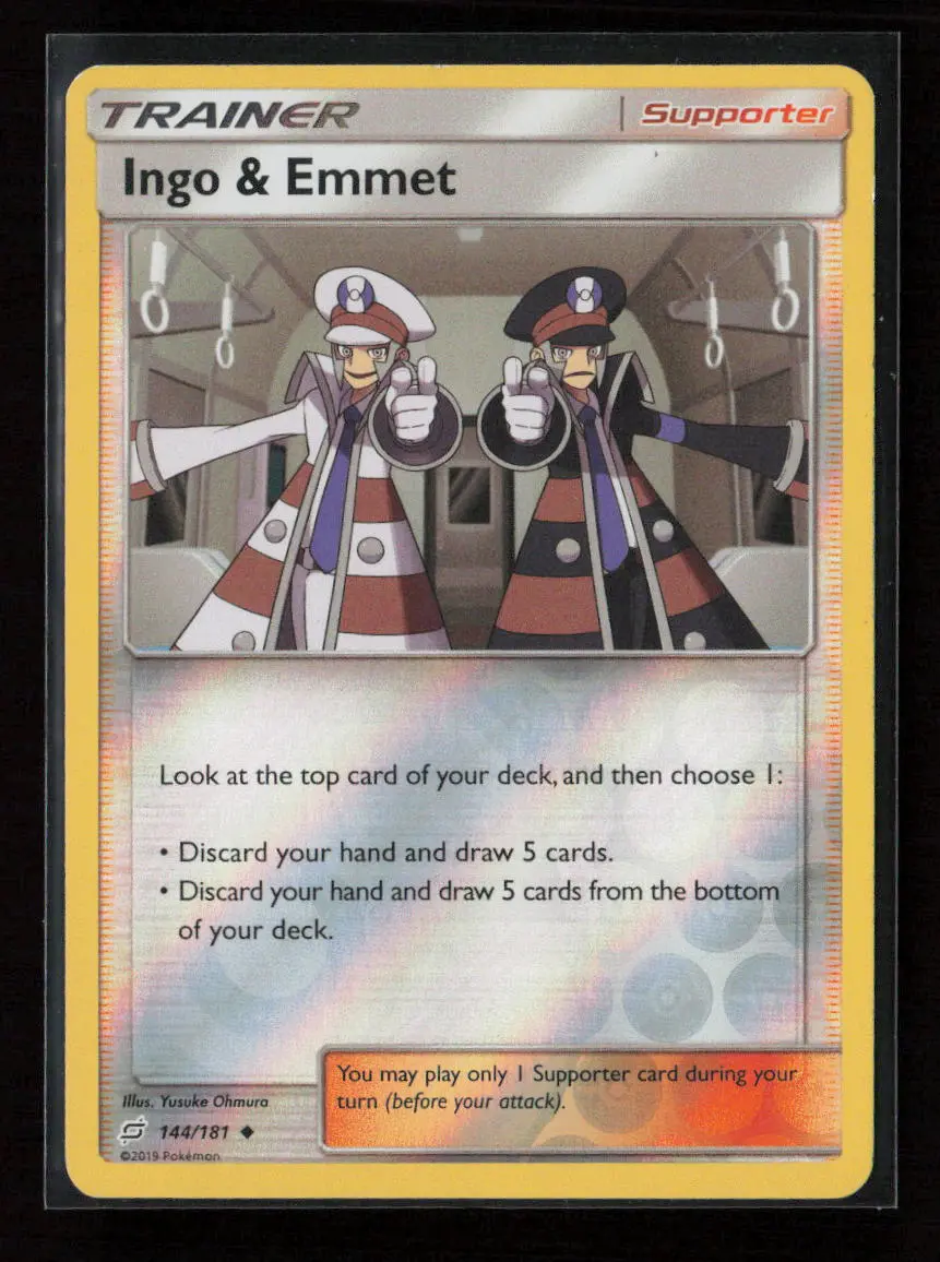 Ingo & Emmet Uncommon Sm - Team Up 144/181 Lp 1