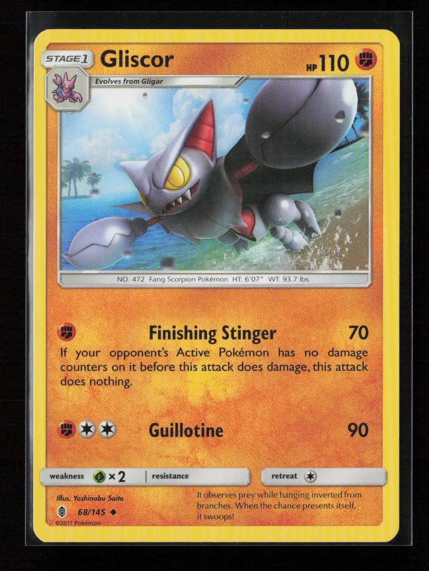 Gliscor Uncommon Sm - Guardians Rising 68/145 Nm 1