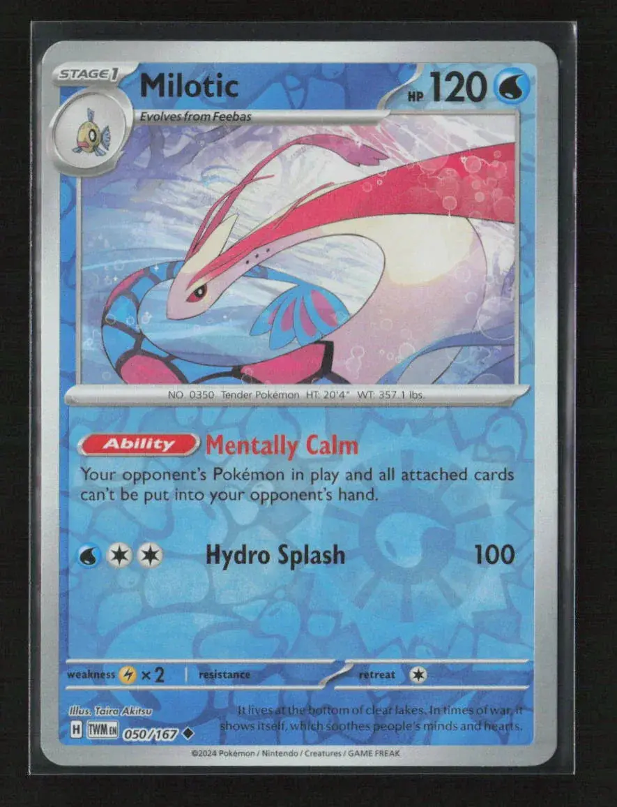 Milotic Uncommon Sv06: Twilight Masquerade 050/167 Nm 1