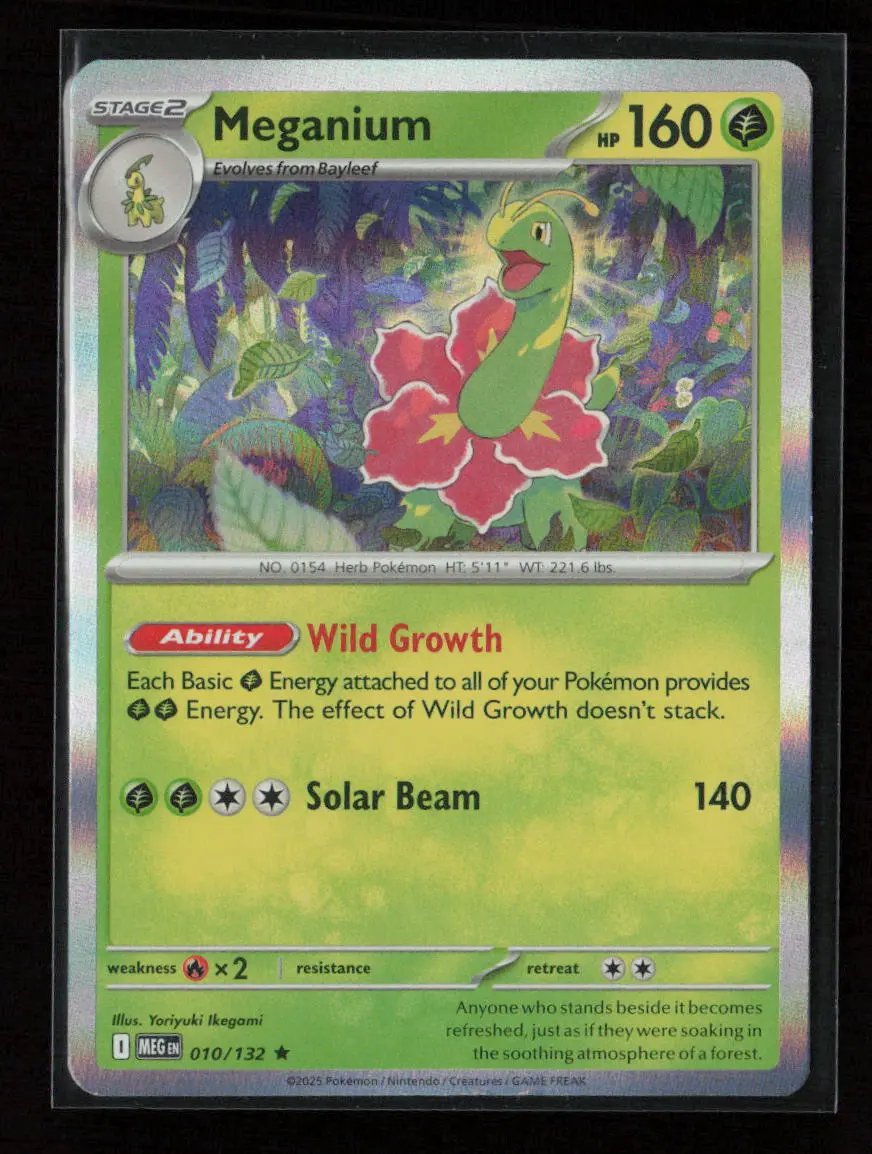 Meganium Rare Me01: Mega Evolution 010/132 Nm 1