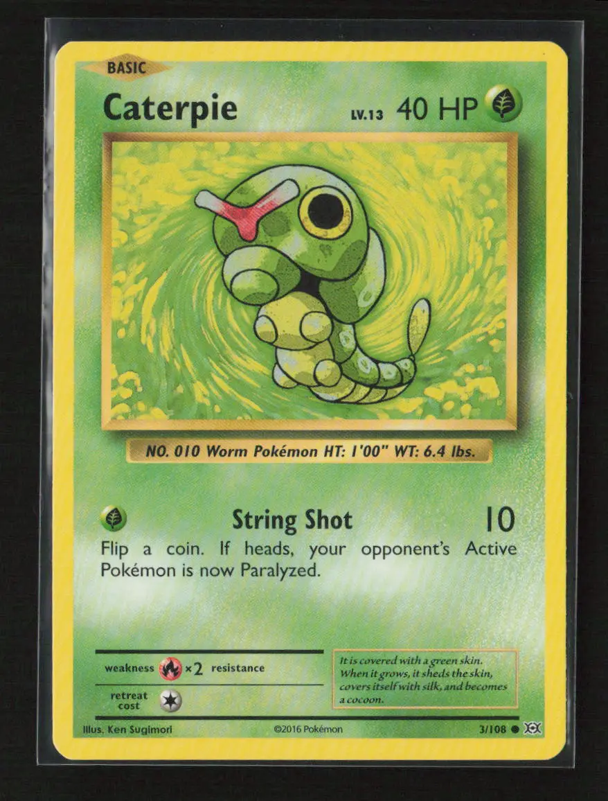 Caterpie Common Xy - Evolutions 3/108 Lp 1