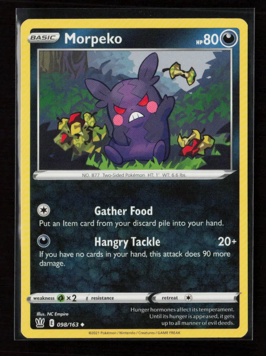 Morpeko Uncommon Swsh05: Battle Styles 098/163 Lp 1