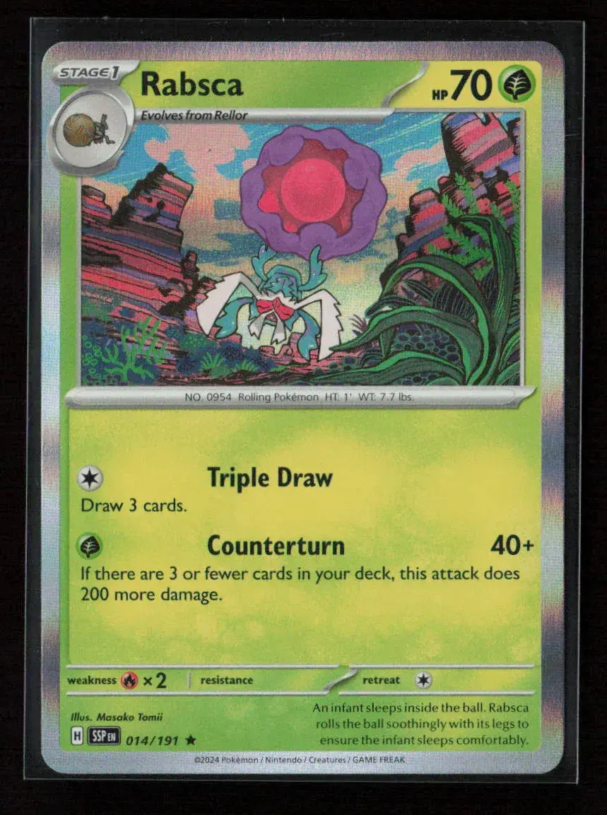 Rabsca Rare Sv08: Surging Sparks 014/191 Nm 1