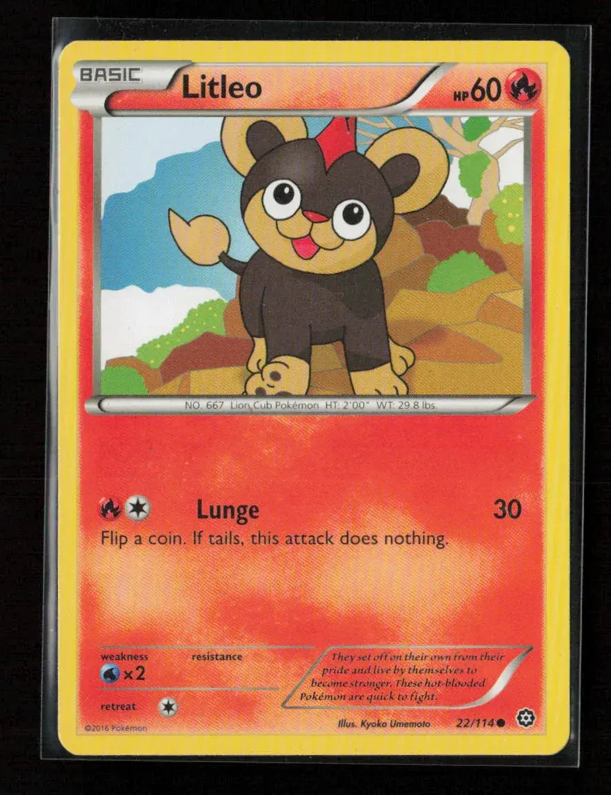 Litleo Common Xy - Steam Siege 22/114 Lp 1