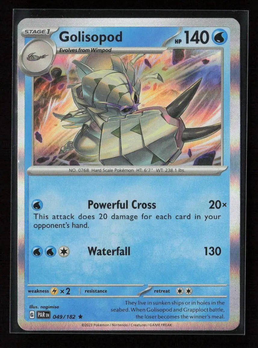 Golisopod Rare Sv04: Paradox Rift 049/182 Nm 1