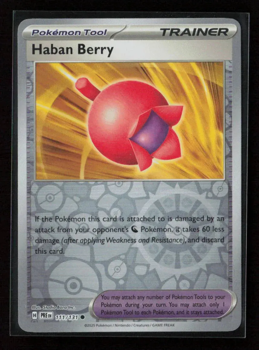 Haban Berry Common Sv: Prismatic Evolutions 111/131 Nm 1