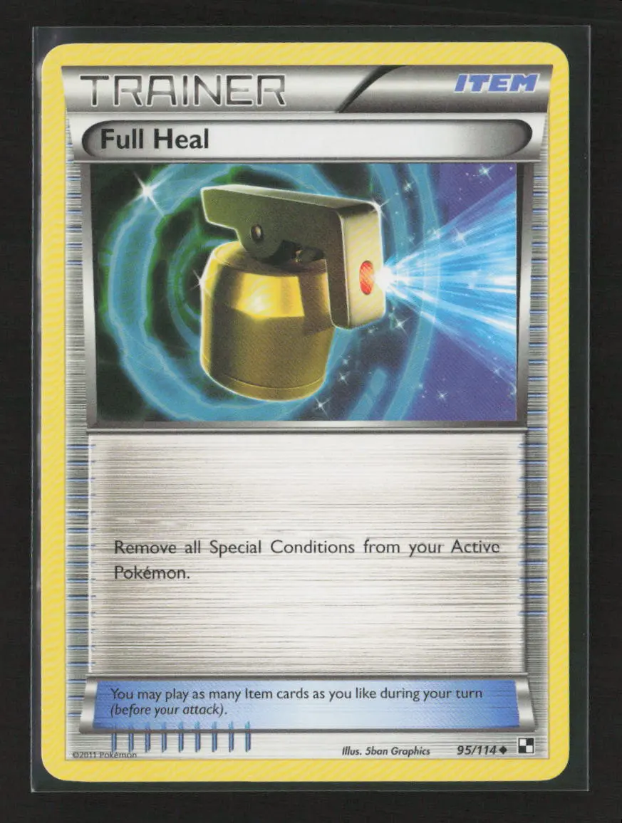 Full Heal Uncommon Black And White 95/114 Nm 1