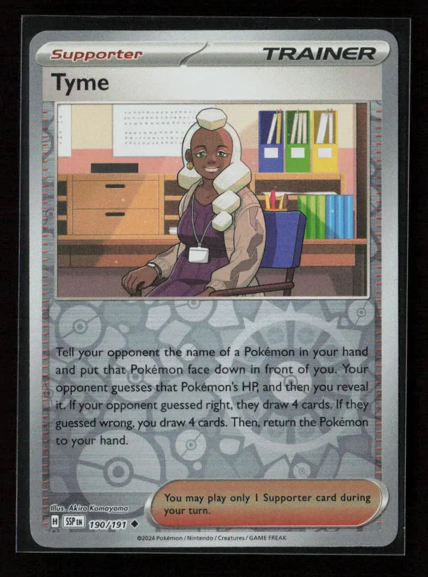 Tyme Uncommon Sv08: Surging Sparks 190/191 Nm 1