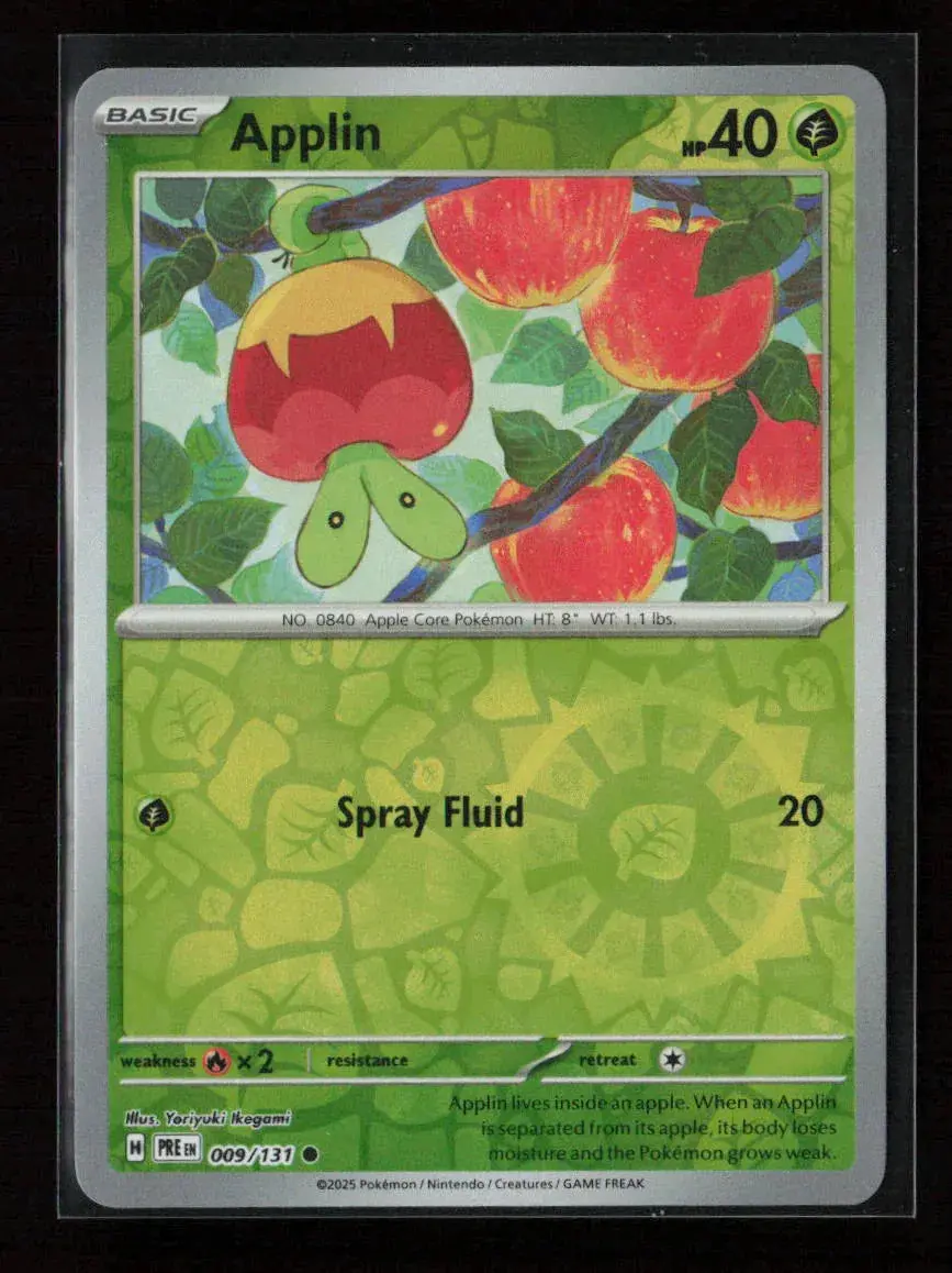 Applin Common Sv: Prismatic Evolutions 009/131 Nm 1
